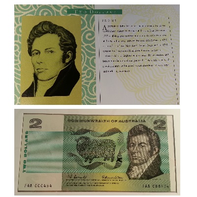 NPA 1991 25th Anniversary Banknote Set 2 dollar note